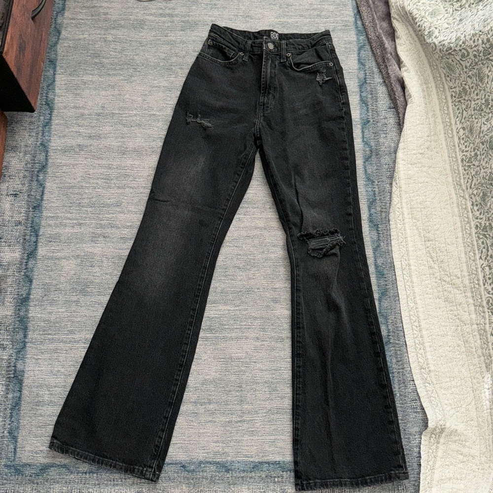 BDG stretch high rise flare jeans